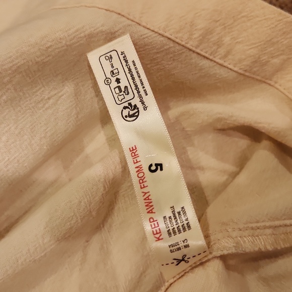 NWOT ❗️  Free People cream color womens dress size XS - Picture 9 of 16